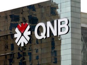 QNB Bank skiltning